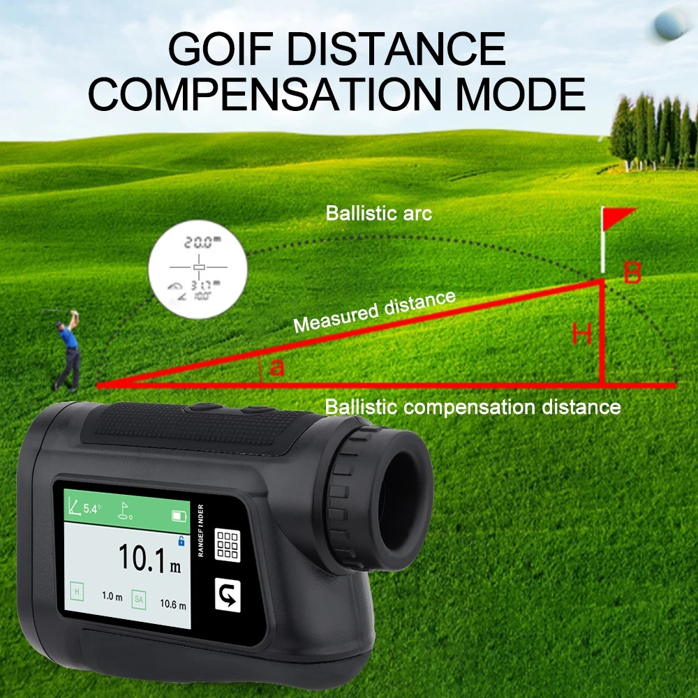 4. 600m range finder