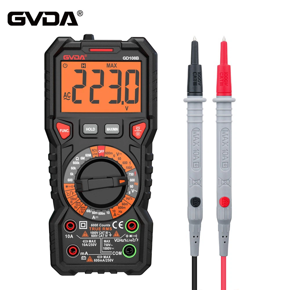 1. Digital Multimter with Temperature meter