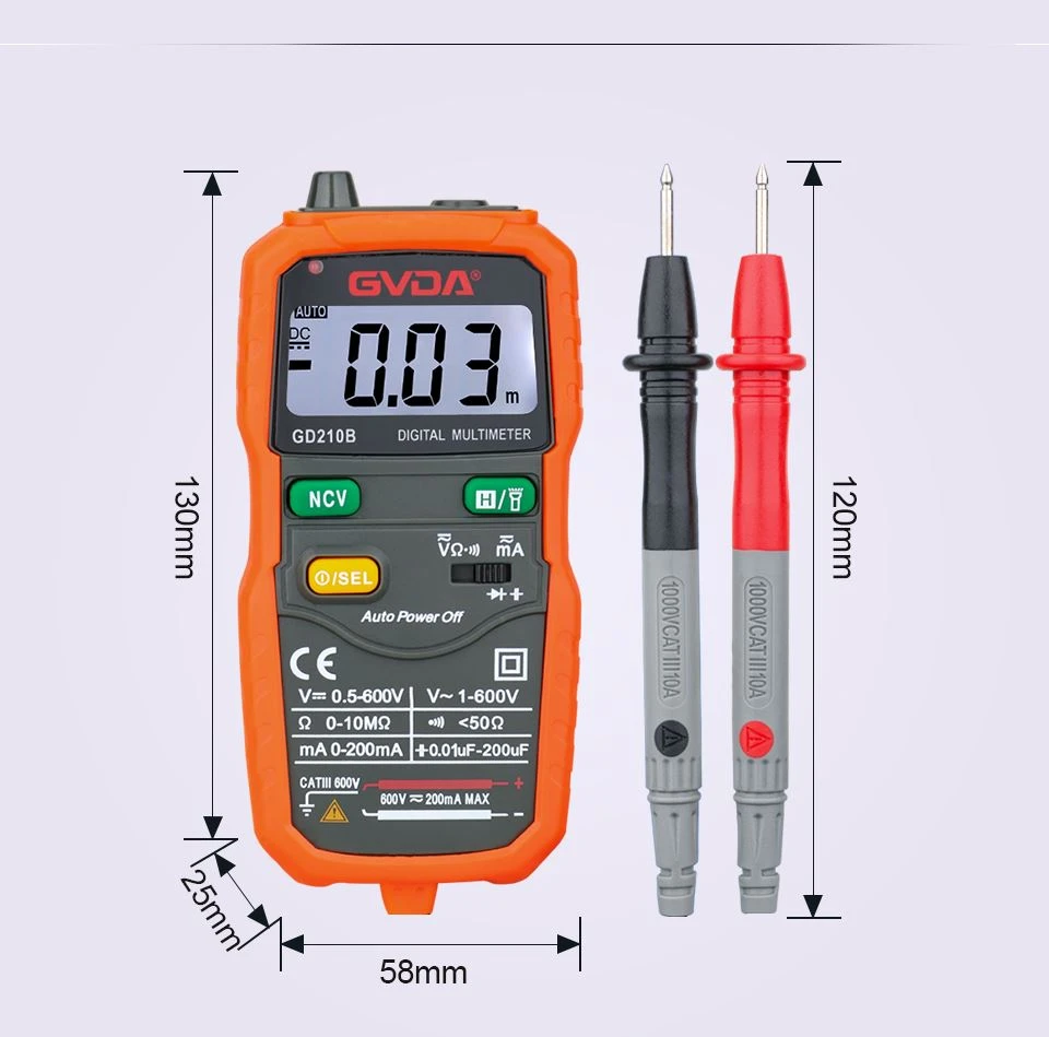 Hvordan et digitalt multimeter måler strøm